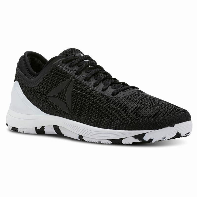 Tenisi Reebok Crossfit Nano 8 Flexweave Dama Negrii/Albi Romania TG8763NY